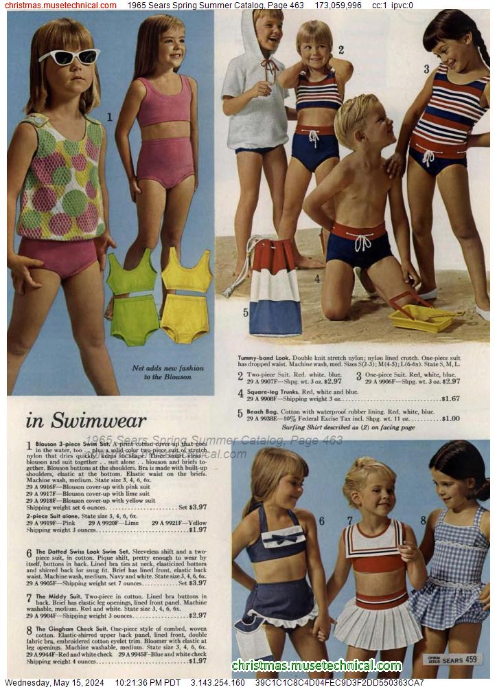 1965 Sears Spring Summer Catalog, Page 463