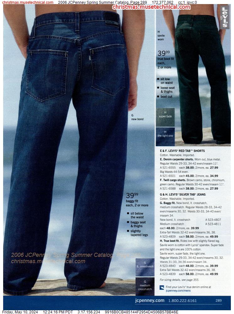 2006 JCPenney Spring Summer Catalog, Page 289