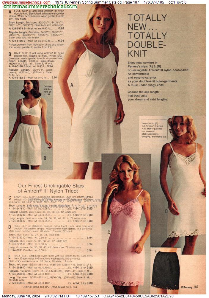 1973 JCPenney Spring Summer Catalog, Page 187