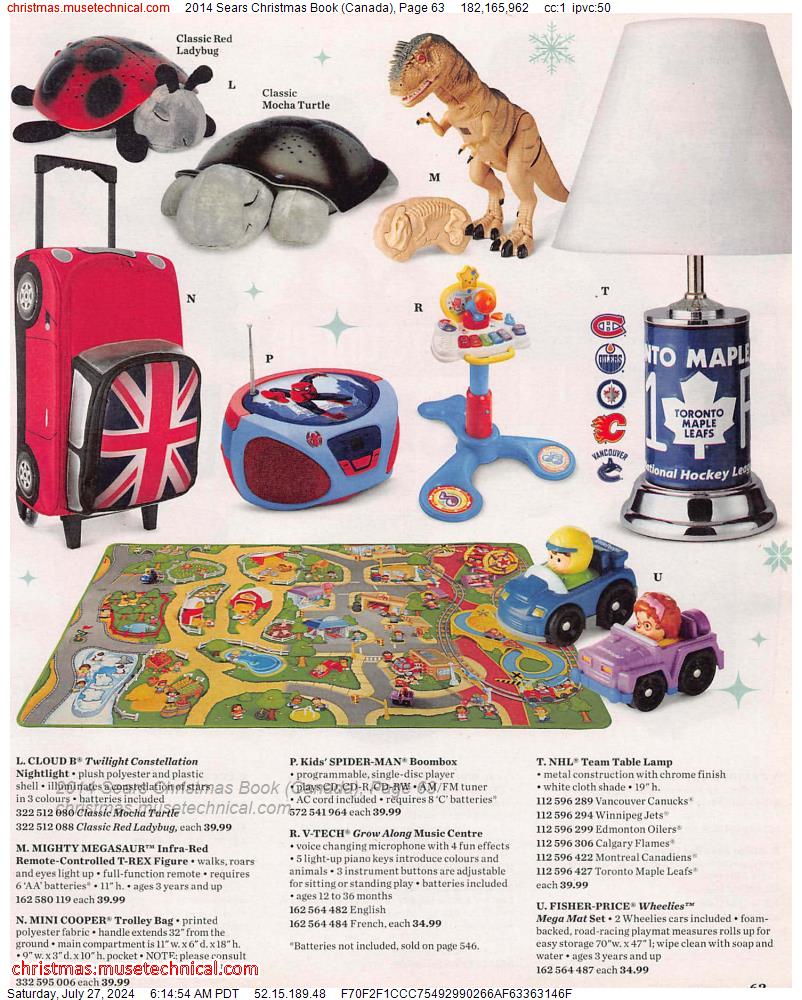 2014 Sears Christmas Book (Canada), Page 63