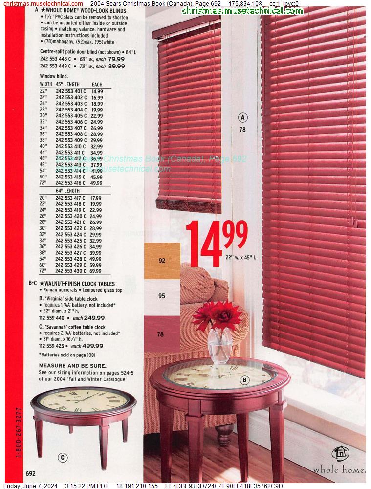 2004 Sears Christmas Book (Canada), Page 692