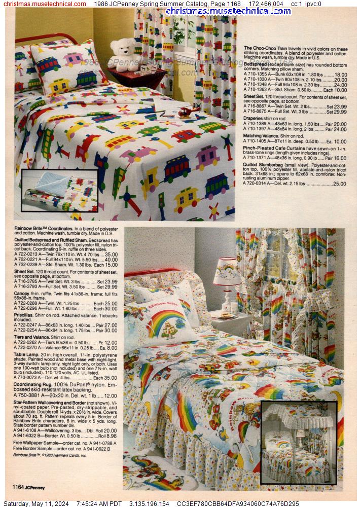 1986 JCPenney Spring Summer Catalog, Page 1168