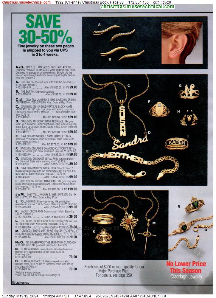 1992 JCPenney Christmas Book, Page 88