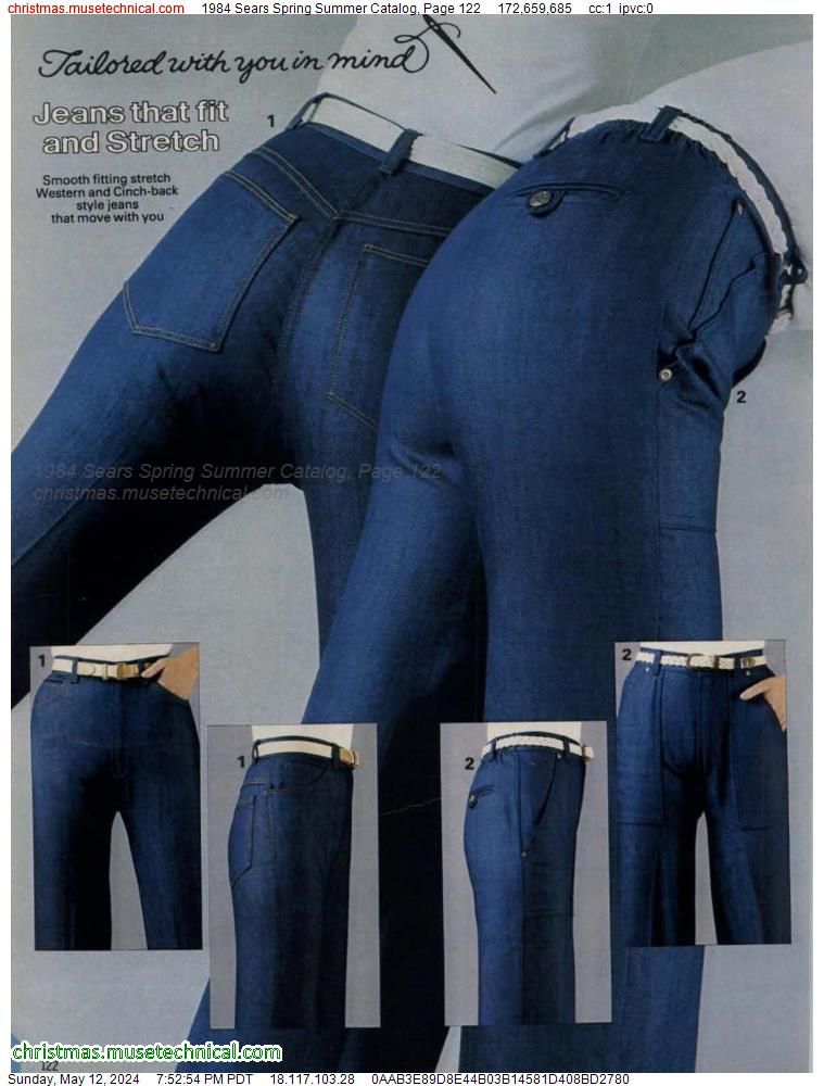 1984 Sears Spring Summer Catalog, Page 122