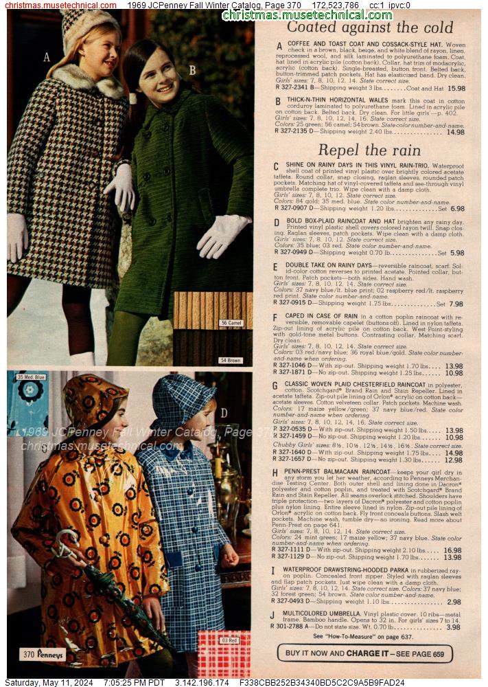 1969 JCPenney Fall Winter Catalog, Page 370