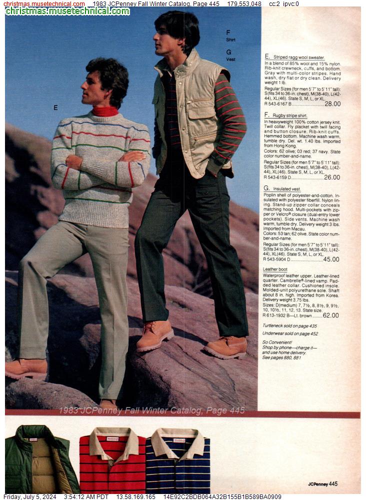 1983 JCPenney Fall Winter Catalog, Page 445