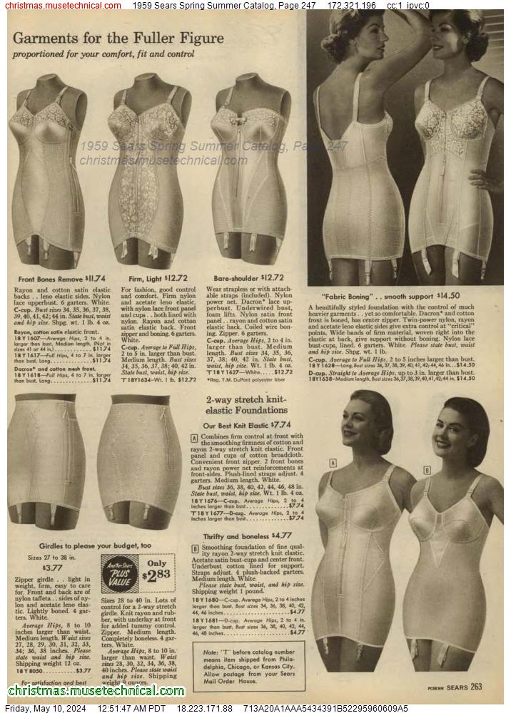 1959 Sears Spring Summer Catalog, Page 247