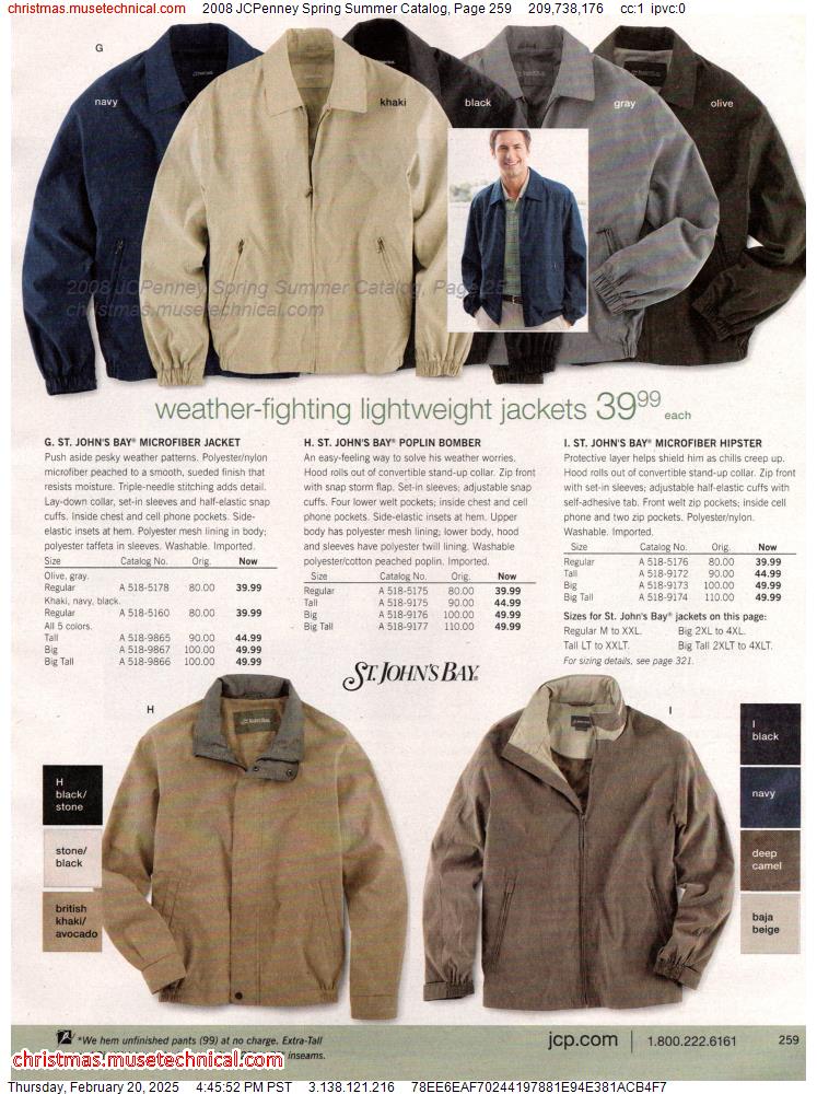 2008 JCPenney Spring Summer Catalog, Page 259