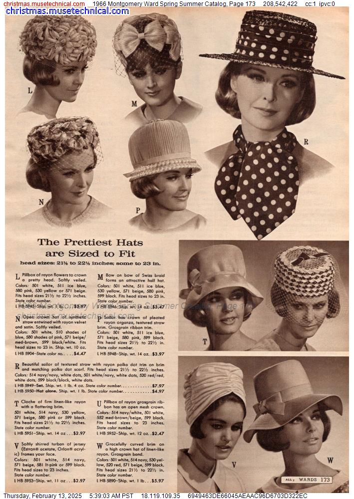 1966 Montgomery Ward Spring Summer Catalog, Page 173