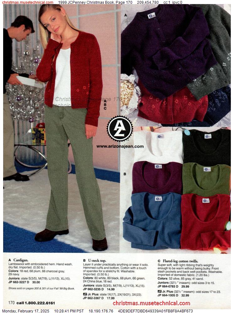 1999 JCPenney Christmas Book, Page 170