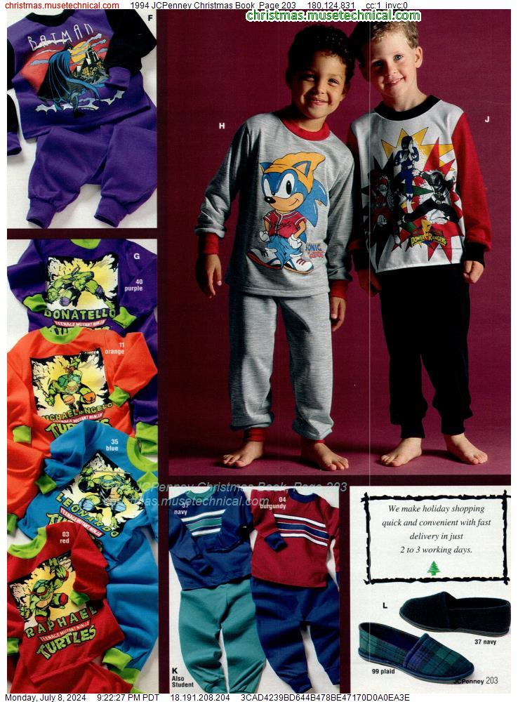 1994 JCPenney Christmas Book, Page 203