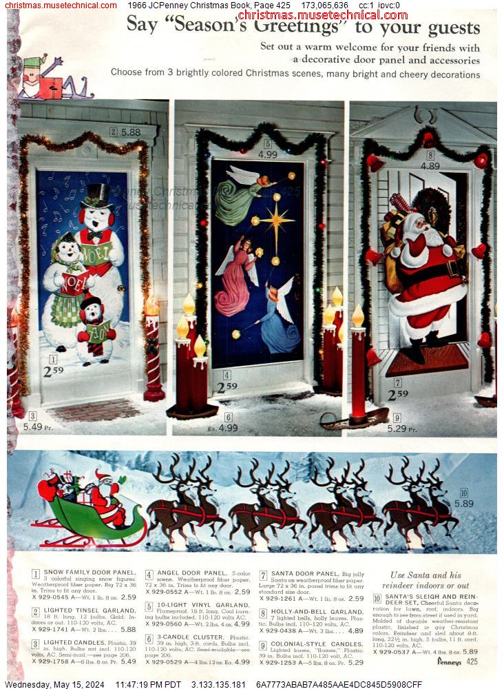 1966 JCPenney Christmas Book, Page 425