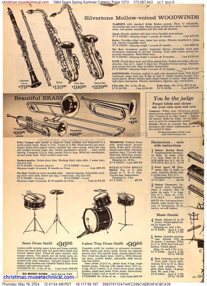1964 Sears Spring Summer Catalog, Page 1373