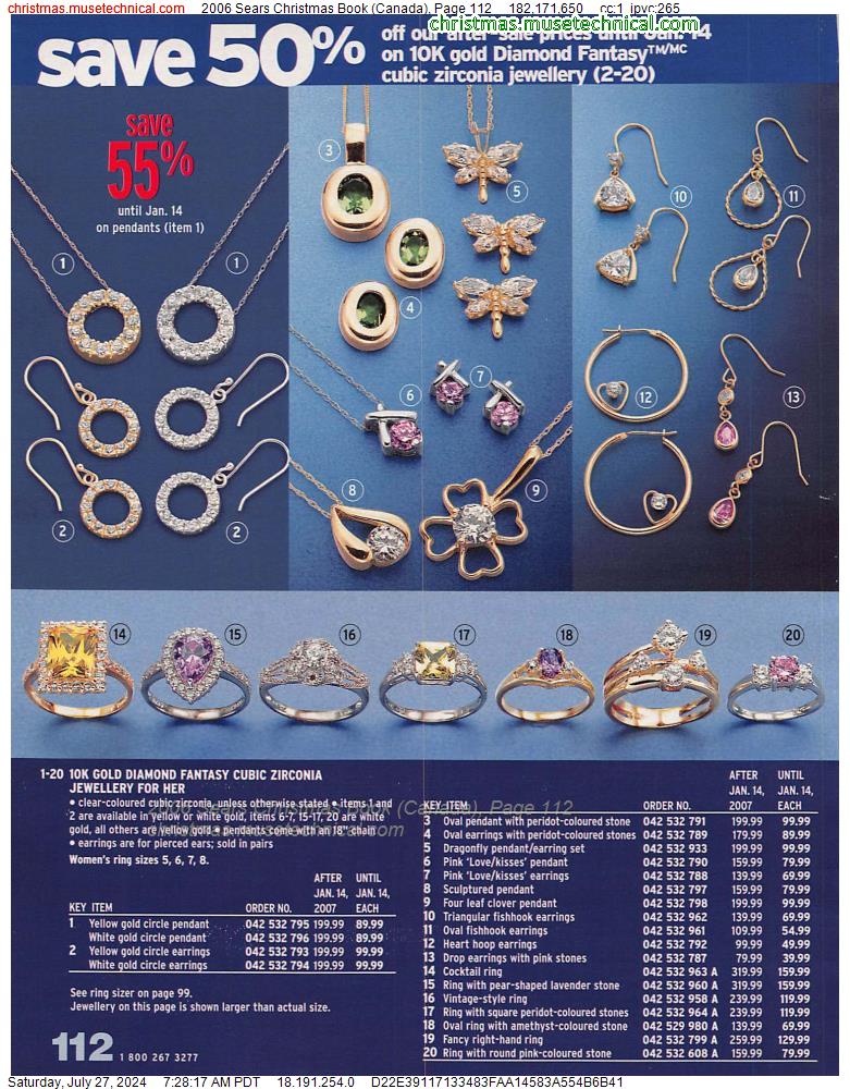 2006 Sears Christmas Book (Canada), Page 112