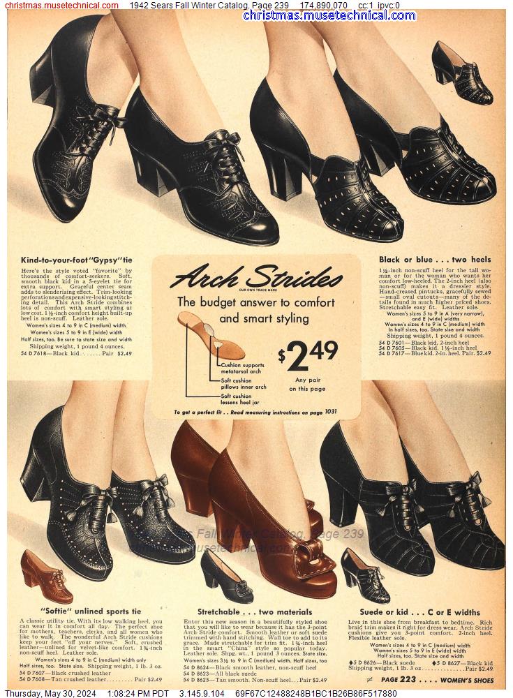 1942 Sears Fall Winter Catalog, Page 239