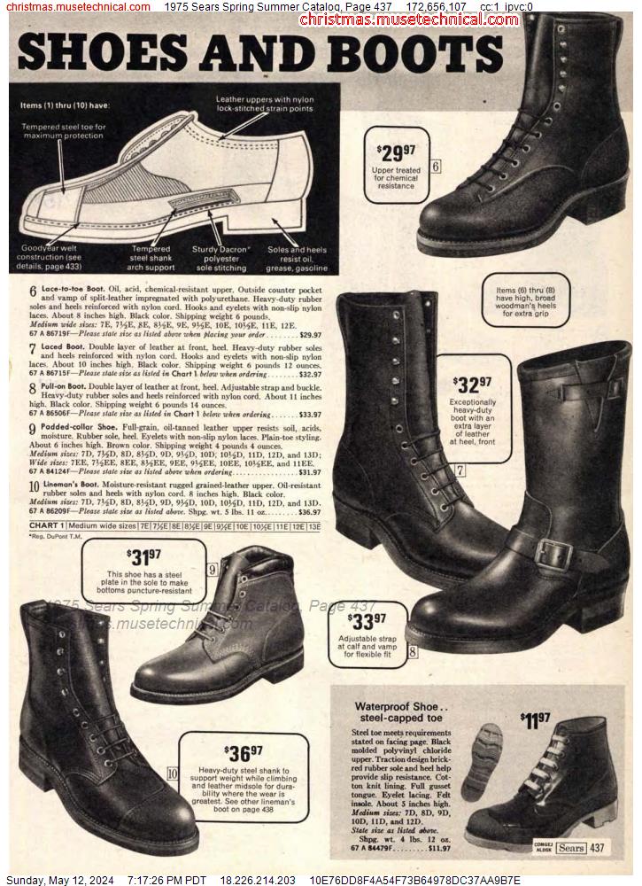 1975 Sears Spring Summer Catalog, Page 437