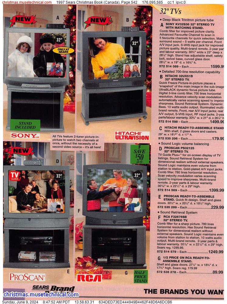 1997 Sears Christmas Book (Canada), Page 542
