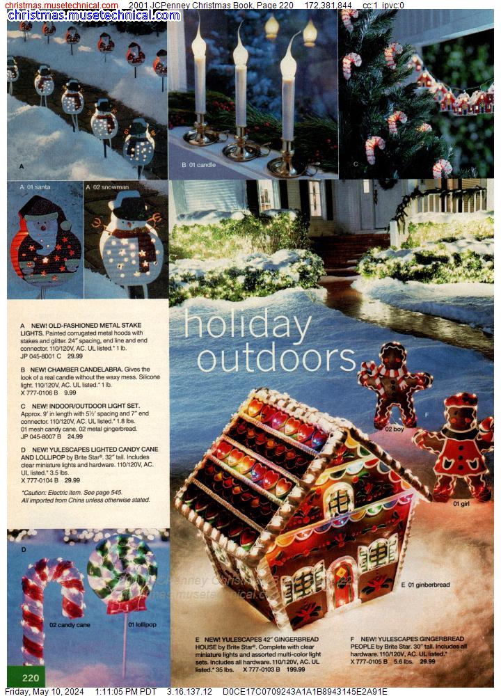 2001 JCPenney Christmas Book, Page 220