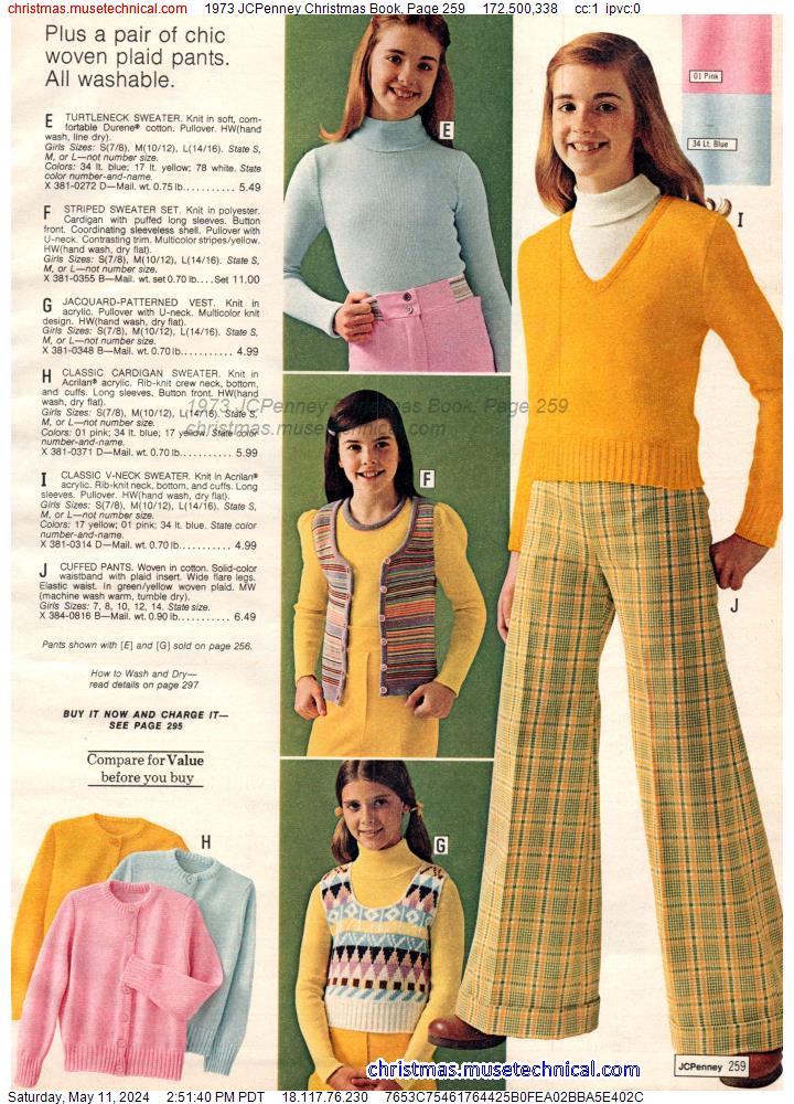 1973 JCPenney Christmas Book, Page 259