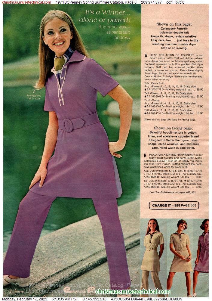 1971 JCPenney Spring Summer Catalog, Page 6