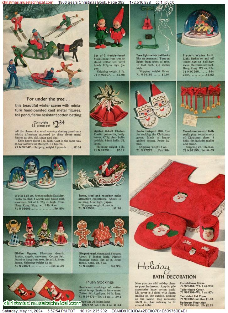 1966 Sears Christmas Book, Page 392