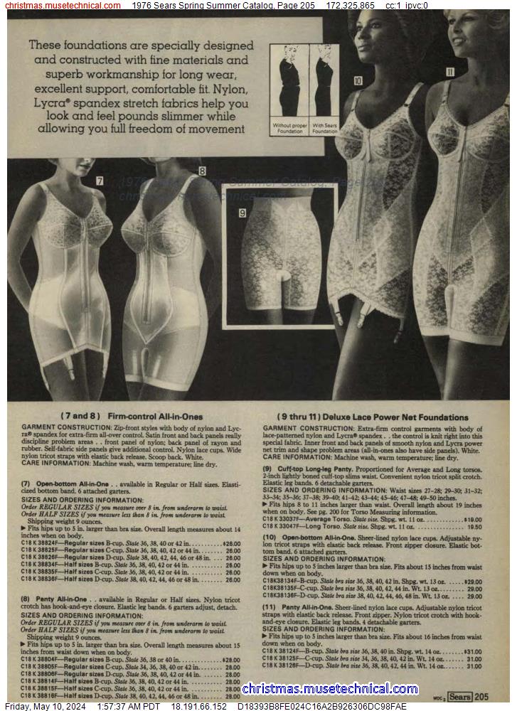 1976 Sears Spring Summer Catalog, Page 205