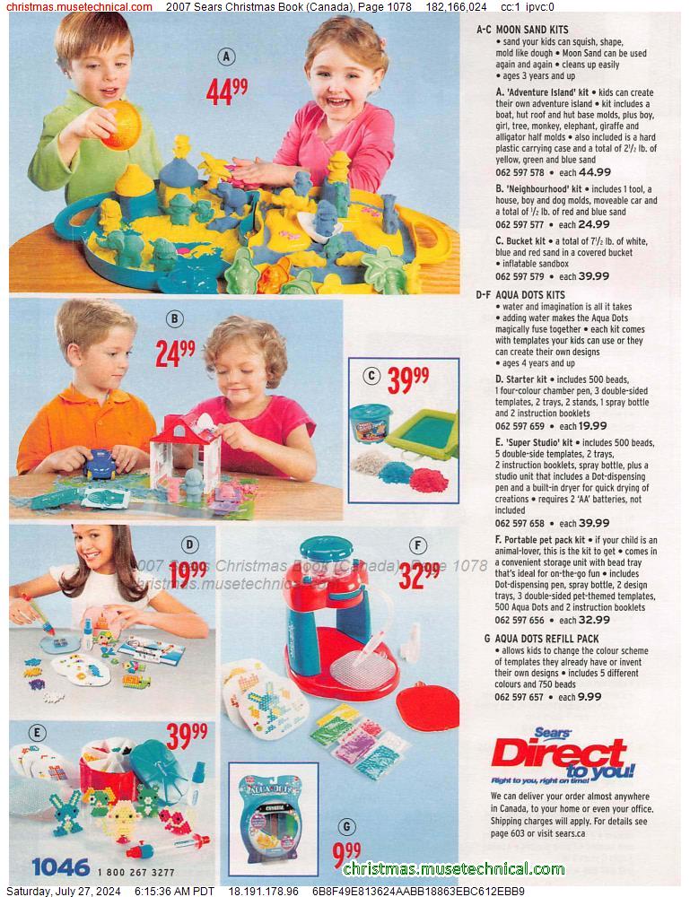 2007 Sears Christmas Book (Canada), Page 1078