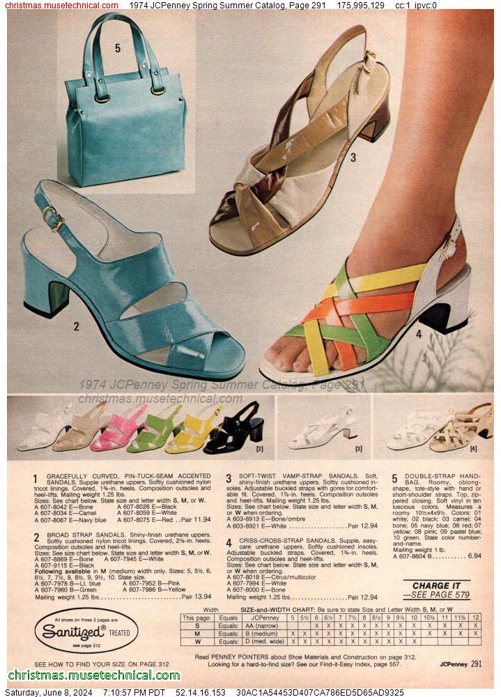 1974 JCPenney Spring Summer Catalog, Page 291