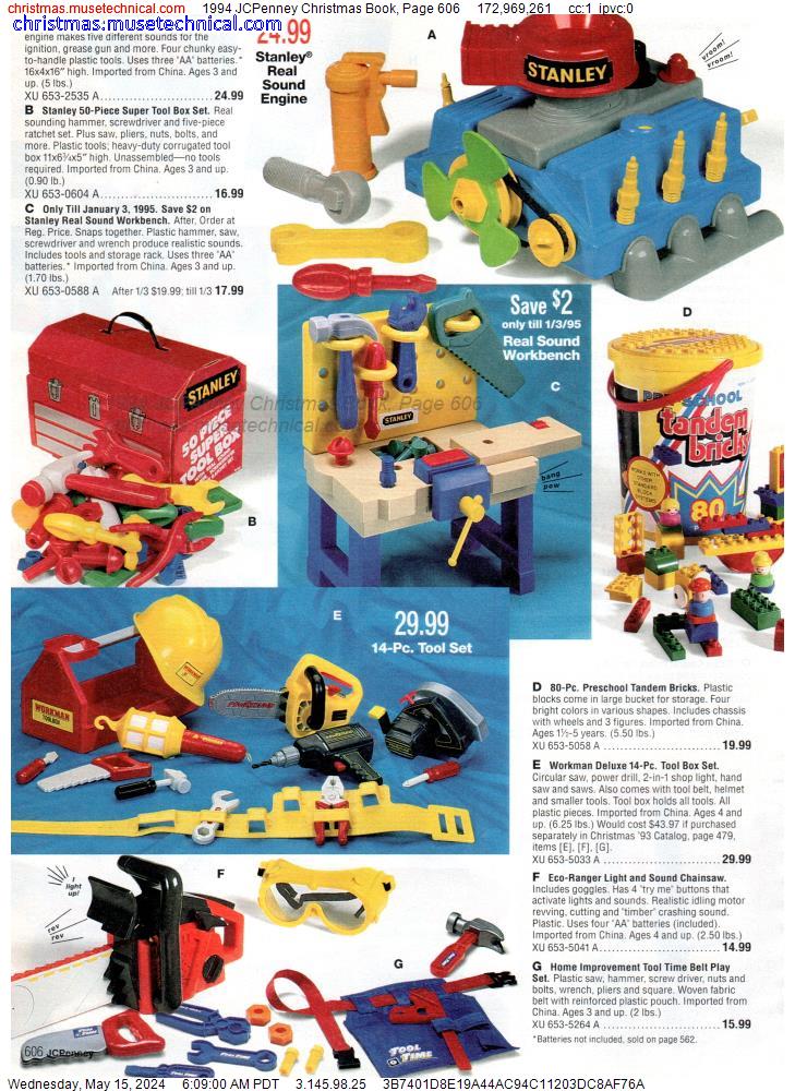1994 JCPenney Christmas Book, Page 606