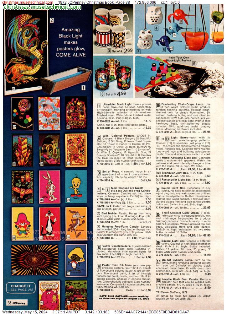 1972 JCPenney Christmas Book, Page 38