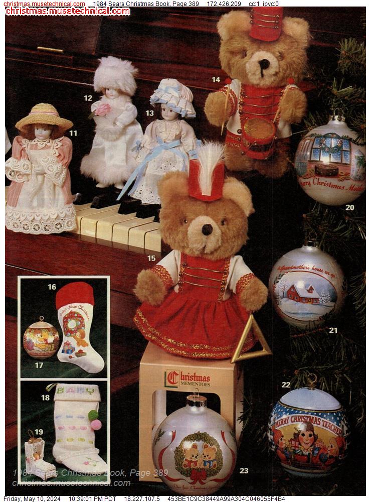 1984 Sears Christmas Book, Page 389