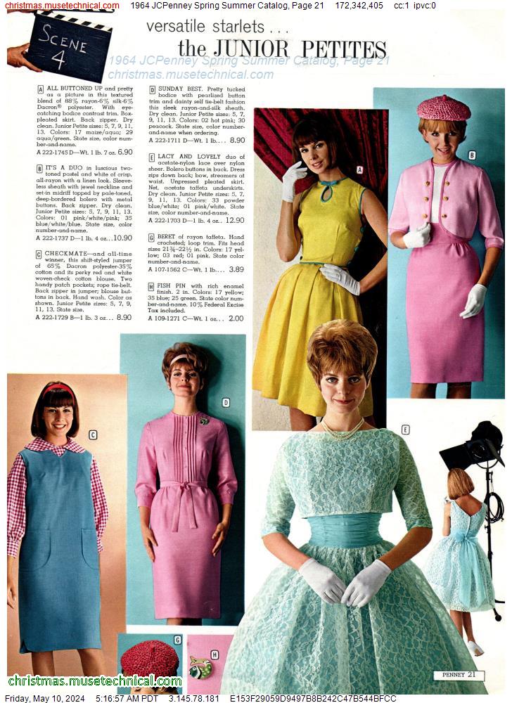 1964 JCPenney Spring Summer Catalog, Page 21