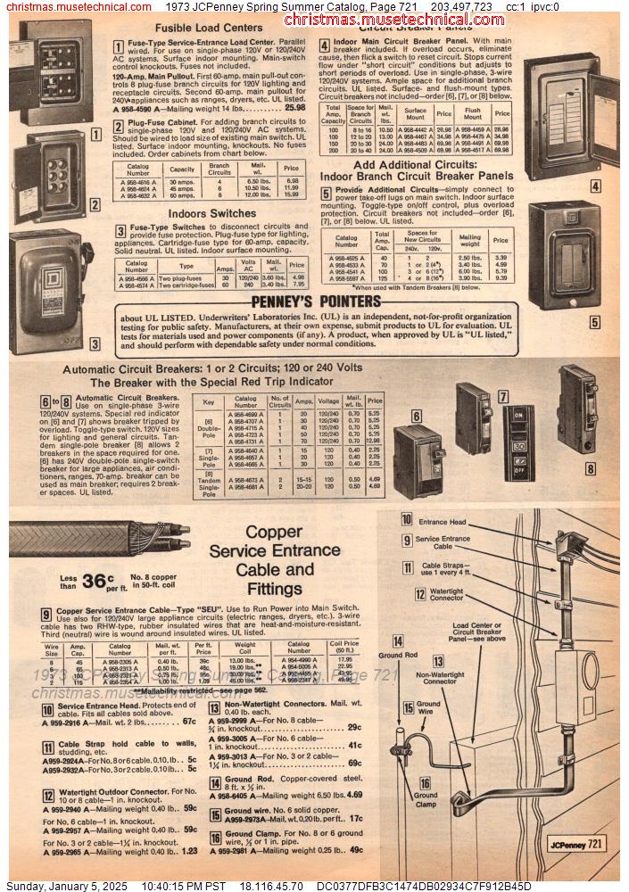 1973 JCPenney Spring Summer Catalog, Page 721