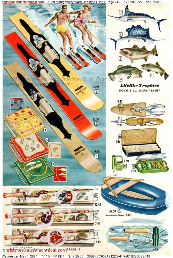 1959 Montgomery Ward Christmas Book, Page 240