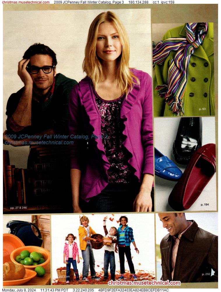 2009 JCPenney Fall Winter Catalog, Page 3