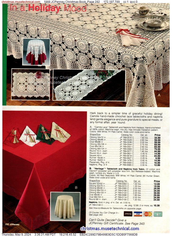 1988 JCPenney Christmas Book, Page 282