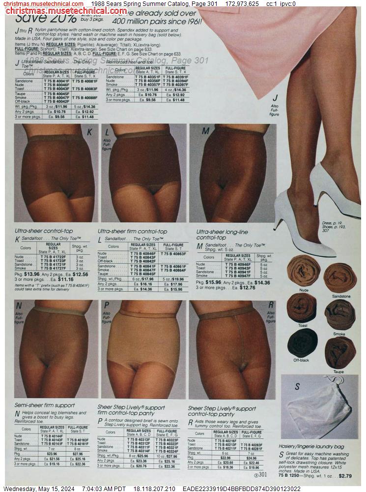 1988 Sears Spring Summer Catalog, Page 301