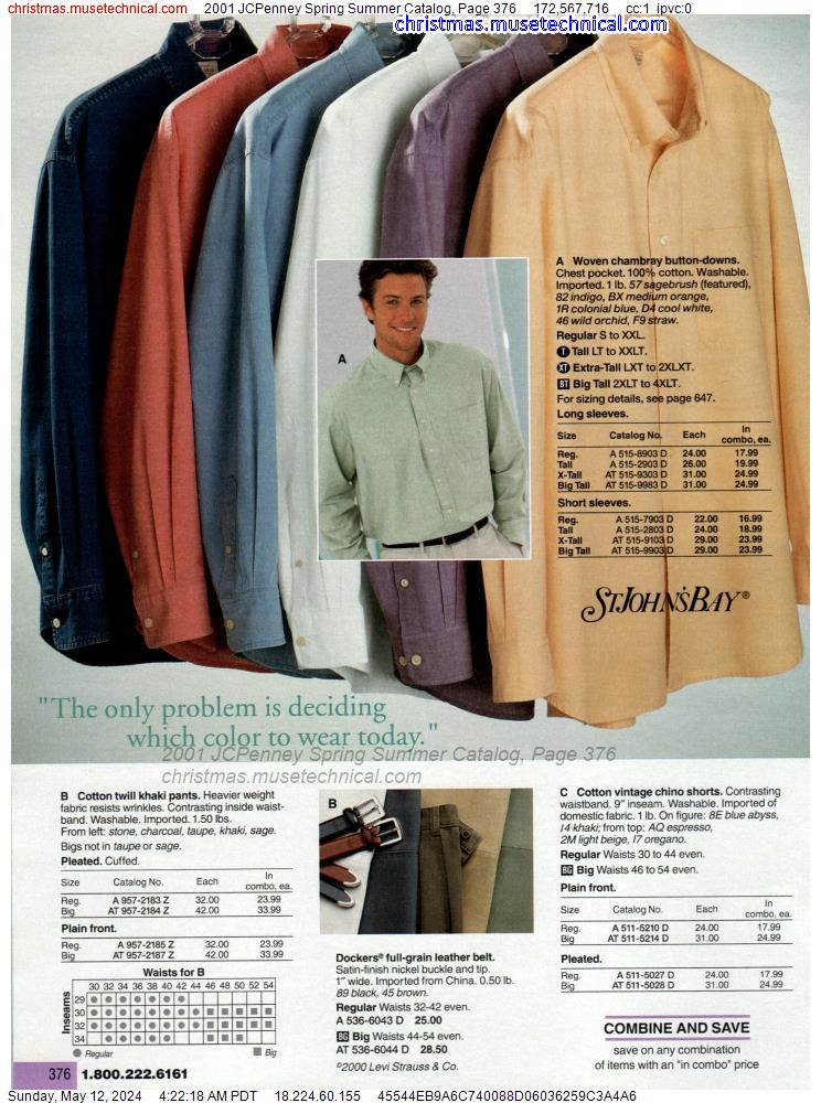 2001 JCPenney Spring Summer Catalog, Page 376