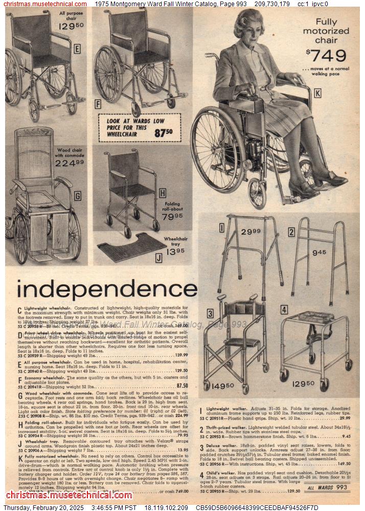 1975 Montgomery Ward Fall Winter Catalog, Page 993