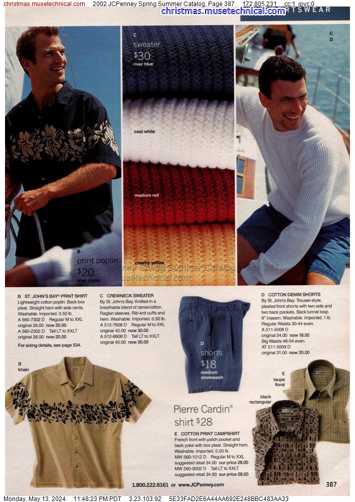2002 JCPenney Spring Summer Catalog, Page 387