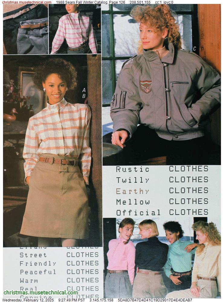 1988 Sears Fall Winter Catalog, Page 126