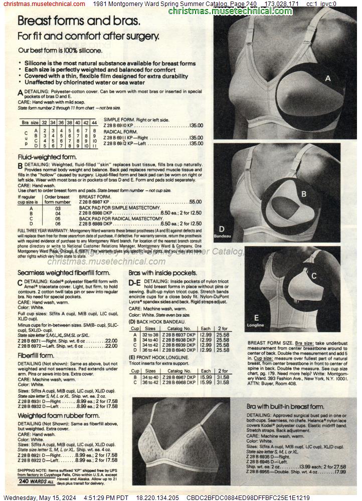 1981 Montgomery Ward Spring Summer Catalog, Page 240