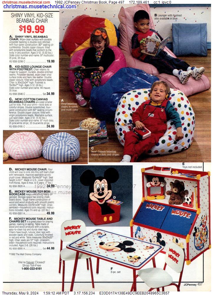 1992 JCPenney Christmas Book, Page 497