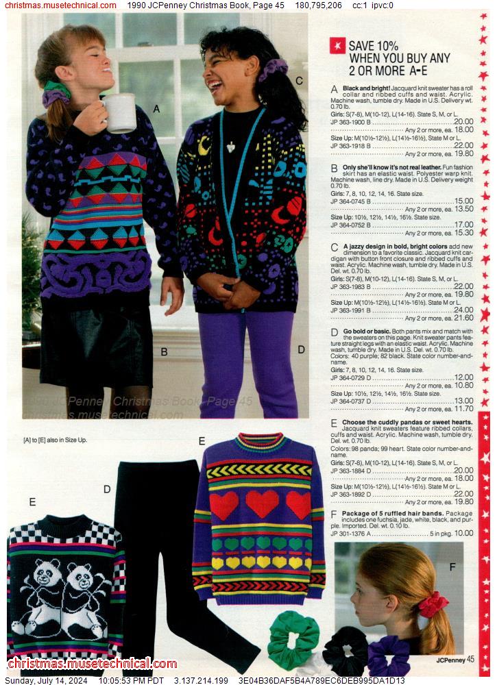 1990 JCPenney Christmas Book, Page 45