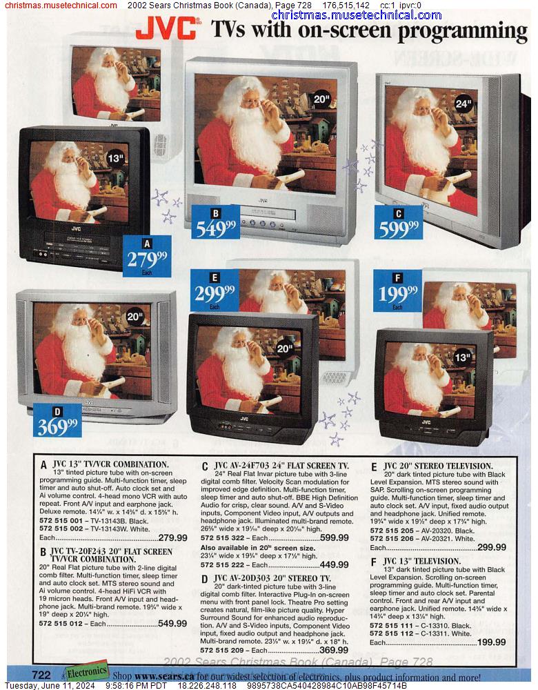 2002 Sears Christmas Book (Canada), Page 728