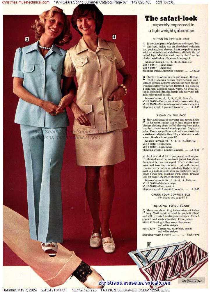 1974 Sears Spring Summer Catalog, Page 67