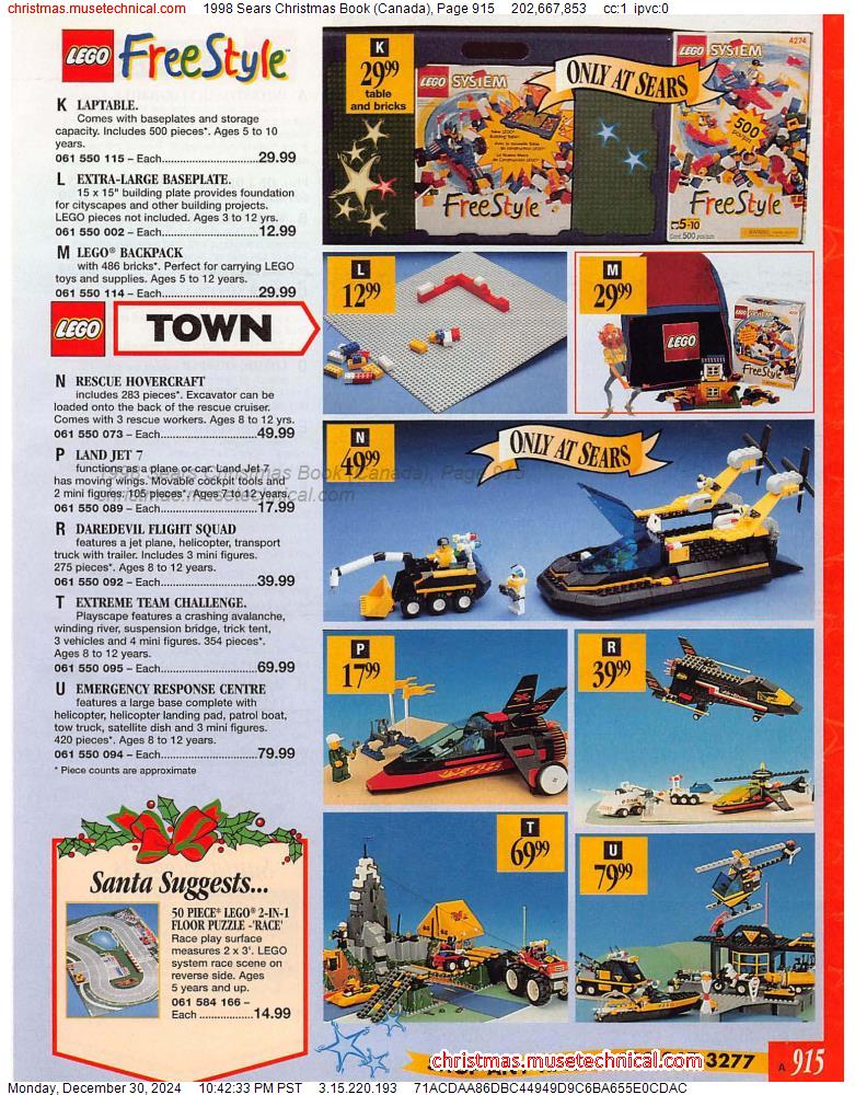 1998 Sears Christmas Book (Canada), Page 915