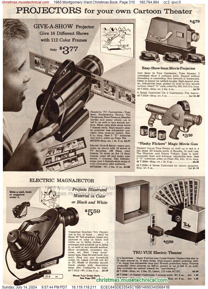 1965 Montgomery Ward Christmas Book, Page 310