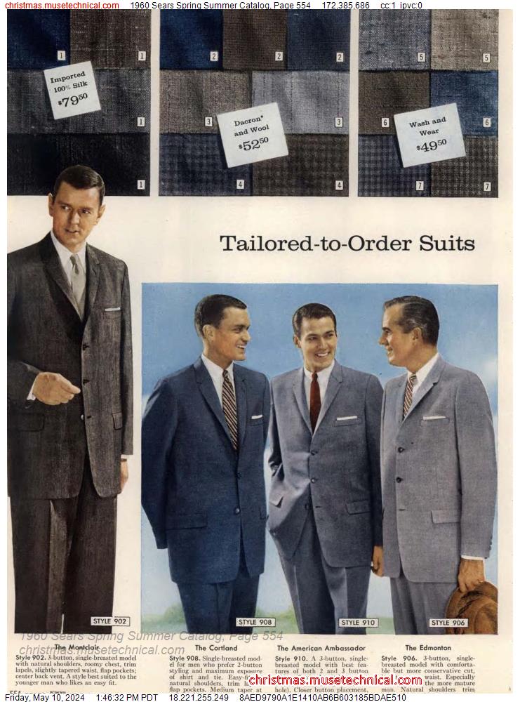 1960 Sears Spring Summer Catalog, Page 554