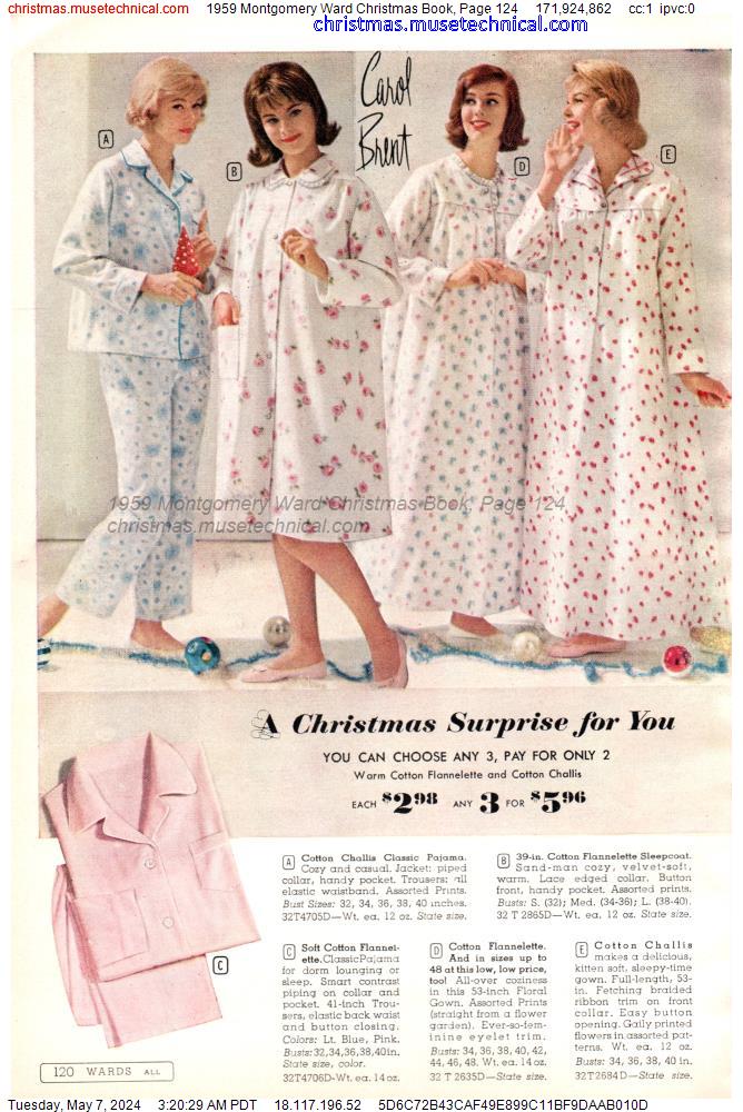 1959 Montgomery Ward Christmas Book, Page 124